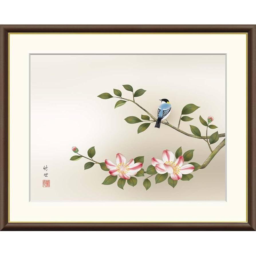 美品 軸 開運 福 おもてなし 絵 幸運 青鳥 花 茶 中国 美術 インテリア 美品 軸 開運 福 おもてなし 絵 幸運 青鳥 花 茶 中国 美術